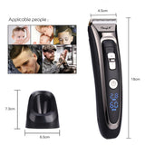 Rechargeable Electric Professional Digital Hair Trimmer