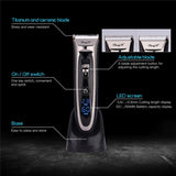 Rechargeable Electric Professional Digital Hair Trimmer